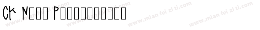 CK Neat Print字体转换